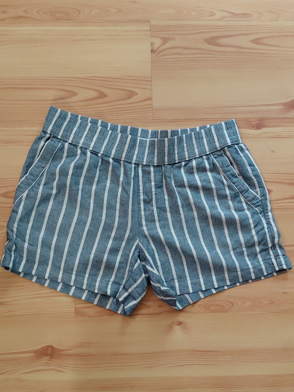 Sonoma Blue and White Striped Women's Shorts
